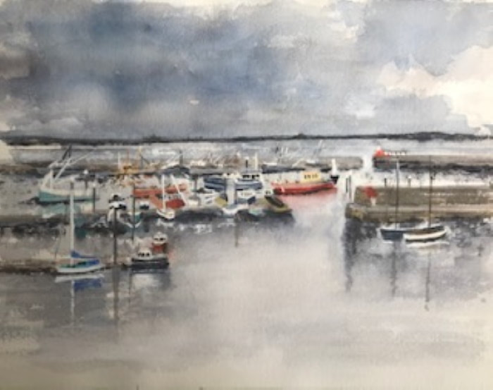 harbour painting