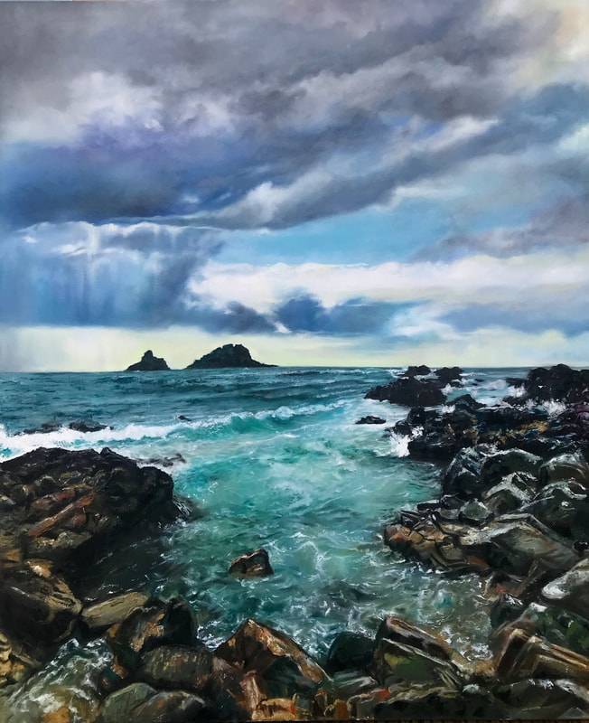 Painting of Cape Cornwall