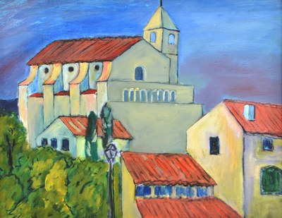 Painting: James Smith church view